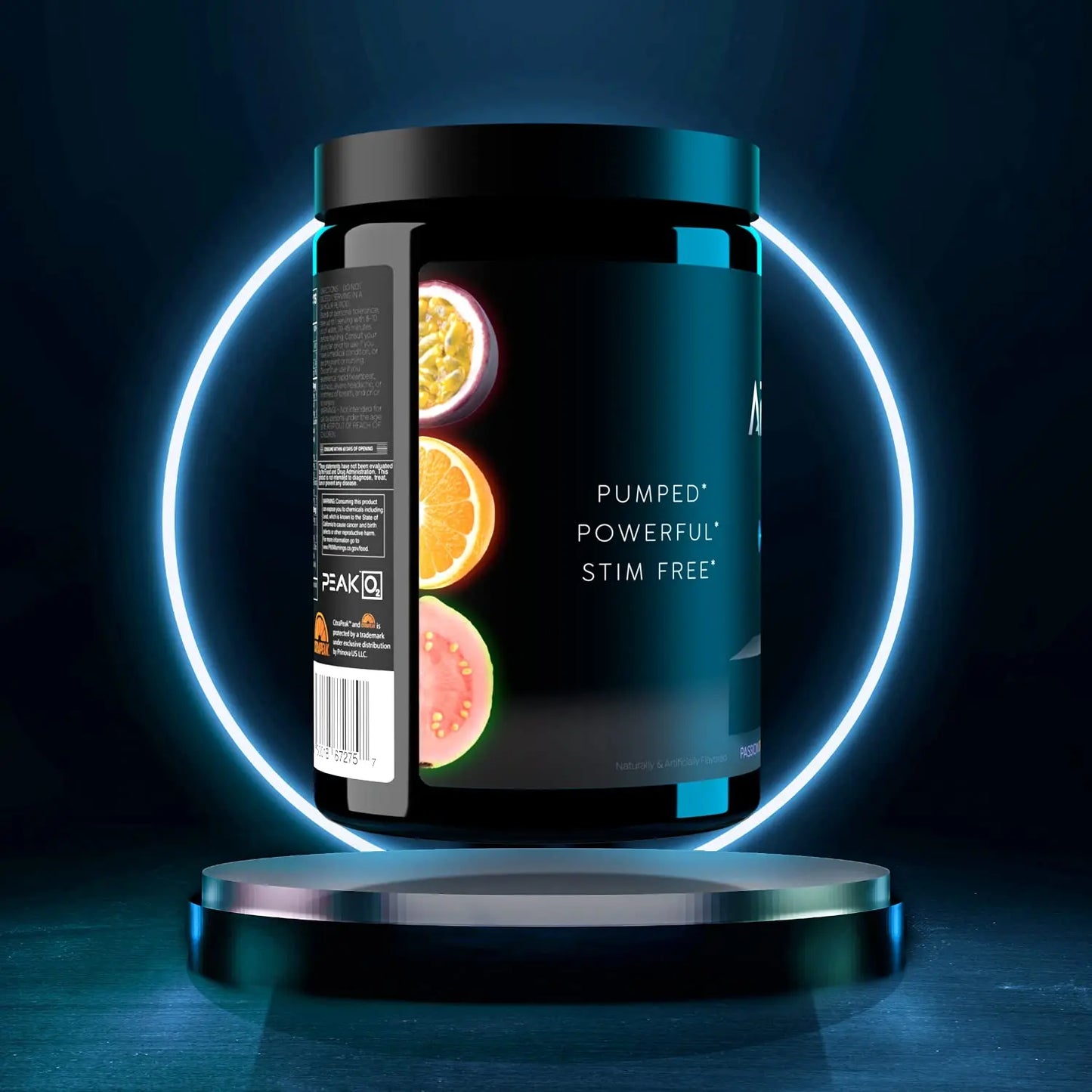 BLACKMARKET AdreNOlyn Stim Free Pre Workout - Caffeine Free Flavored Powdered Drink BLACKMARKET