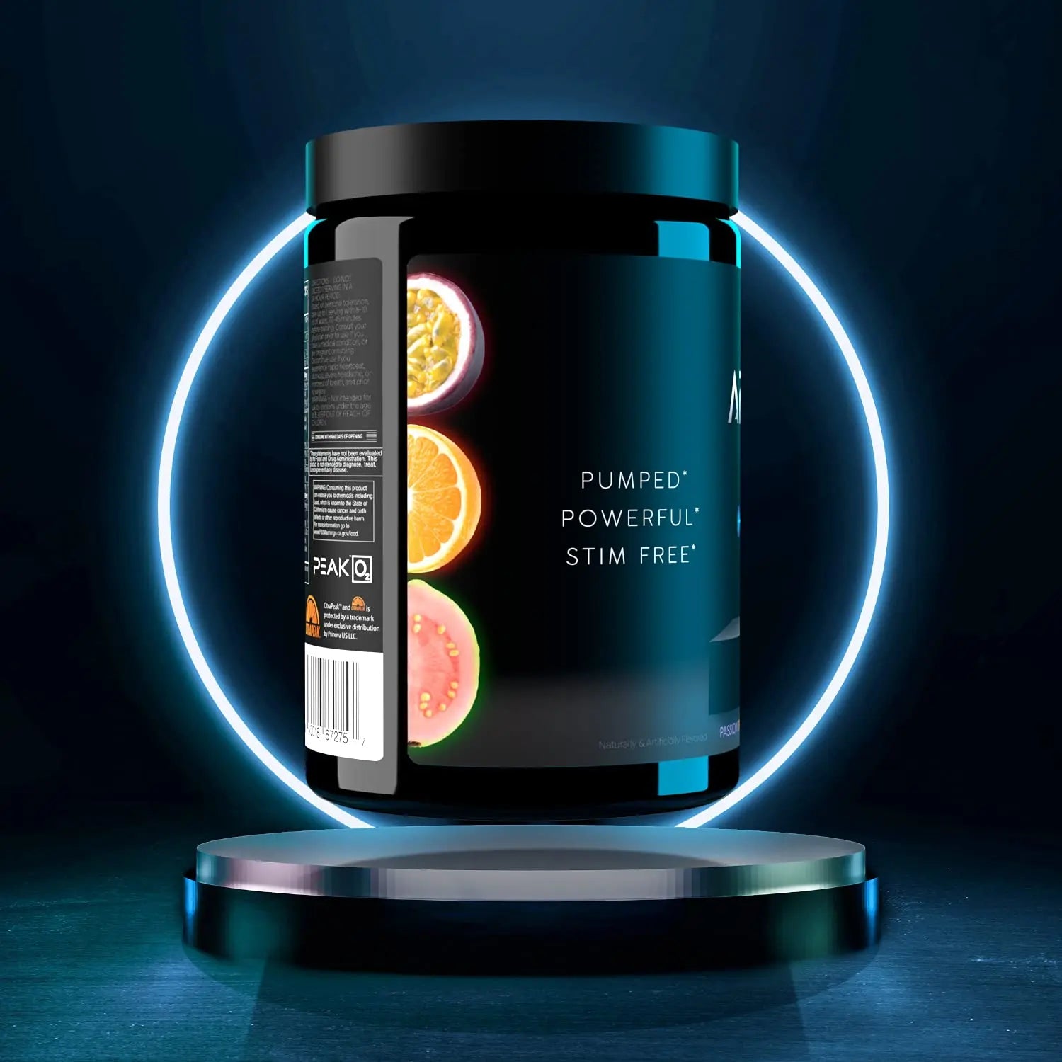 BLACKMARKET AdreNOlyn Stim Free Pre Workout - Caffeine Free Flavored Powdered Drink BLACKMARKET