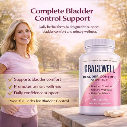 DXWXH Gracewell Bladder Wellness Supplement for Women & Men, Herbal Support with Asian Ginseng, Chinese Yam, Chinese Peony, Urinary Tract Health Formula, 60 Capsules (1) DXWXH buy supplements Au