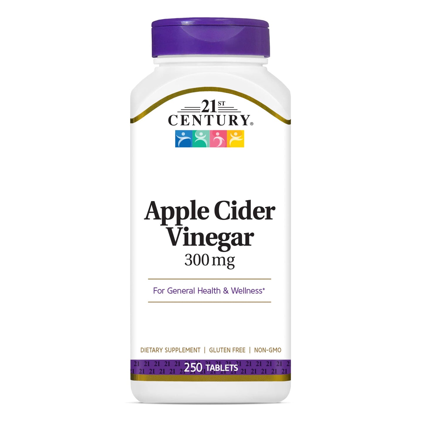 21st Century Apple Cider Vinegar 300mg Tablets, 250 Count 21st Century