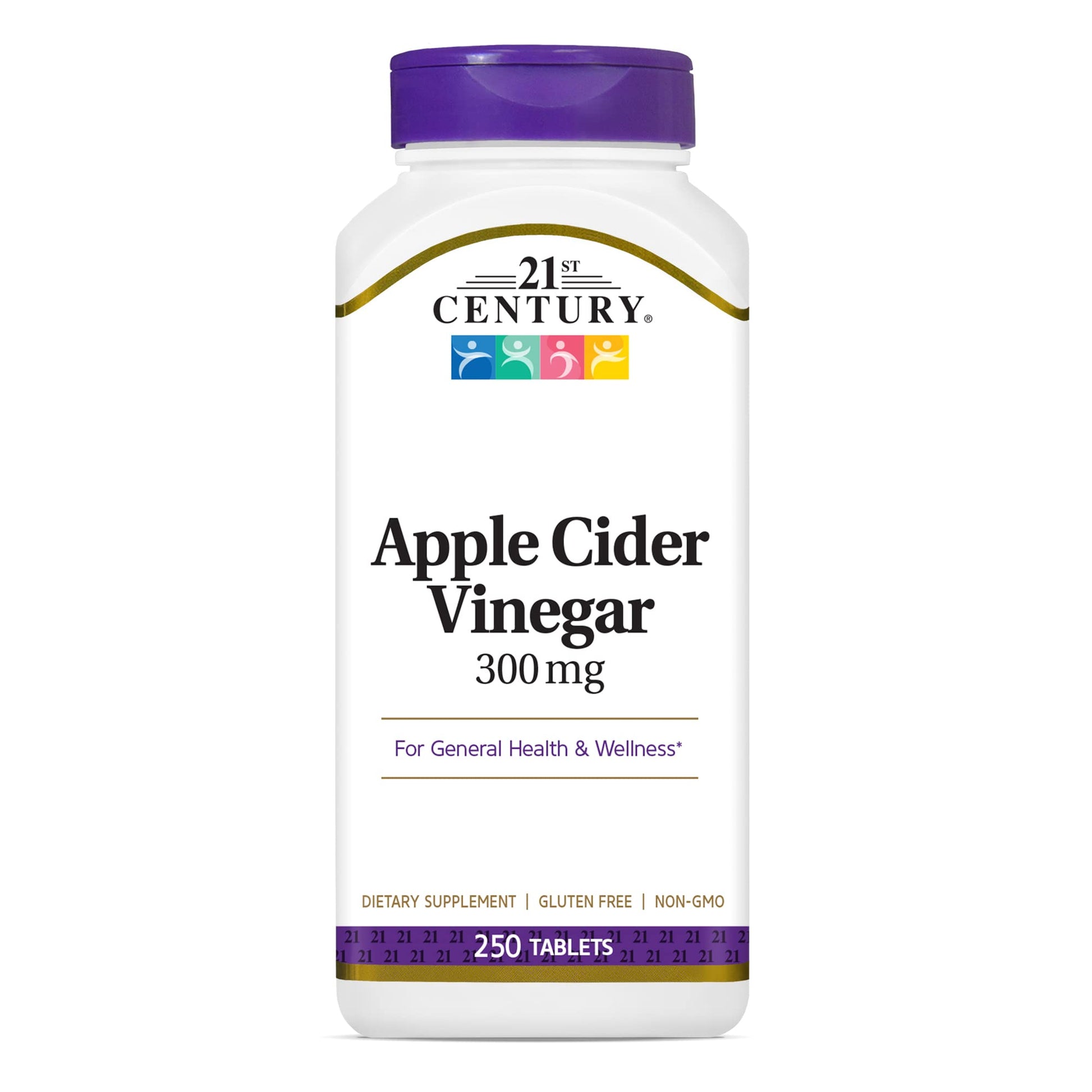 21st Century Apple Cider Vinegar 300mg Tablets, 250 Count 21st Century