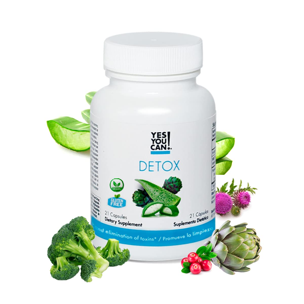 Yes You Can! Natural Detox Cleanse - Daily Cleanse Supplement for Men & Women Yes You Can!
