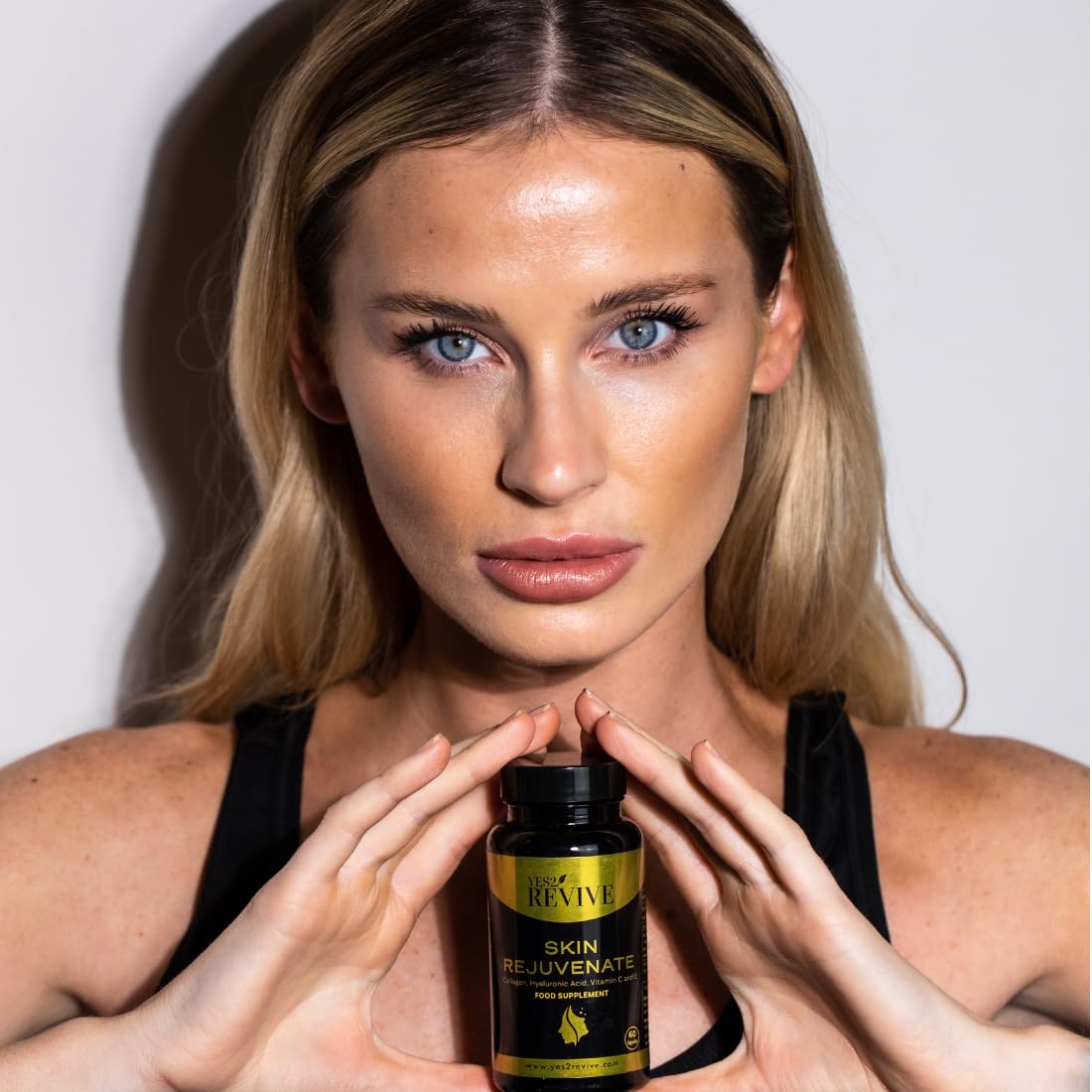 YES2 REVIVE Marine Collagen Capsules - Enhanced with Hyaluronic Acid Vitamin C & E Skin Rejuvenate YES2 REVIVE