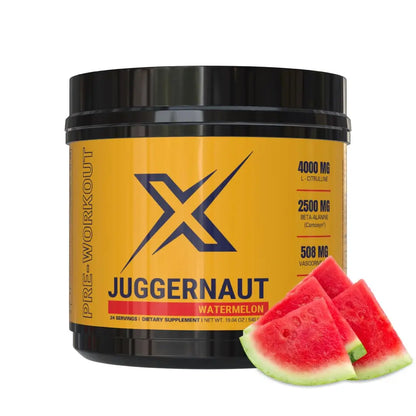 Juggernaut X Pre-Workout Supplement (Watermelon) - Boosts Strength, Endurance, Focus Infinite Labs