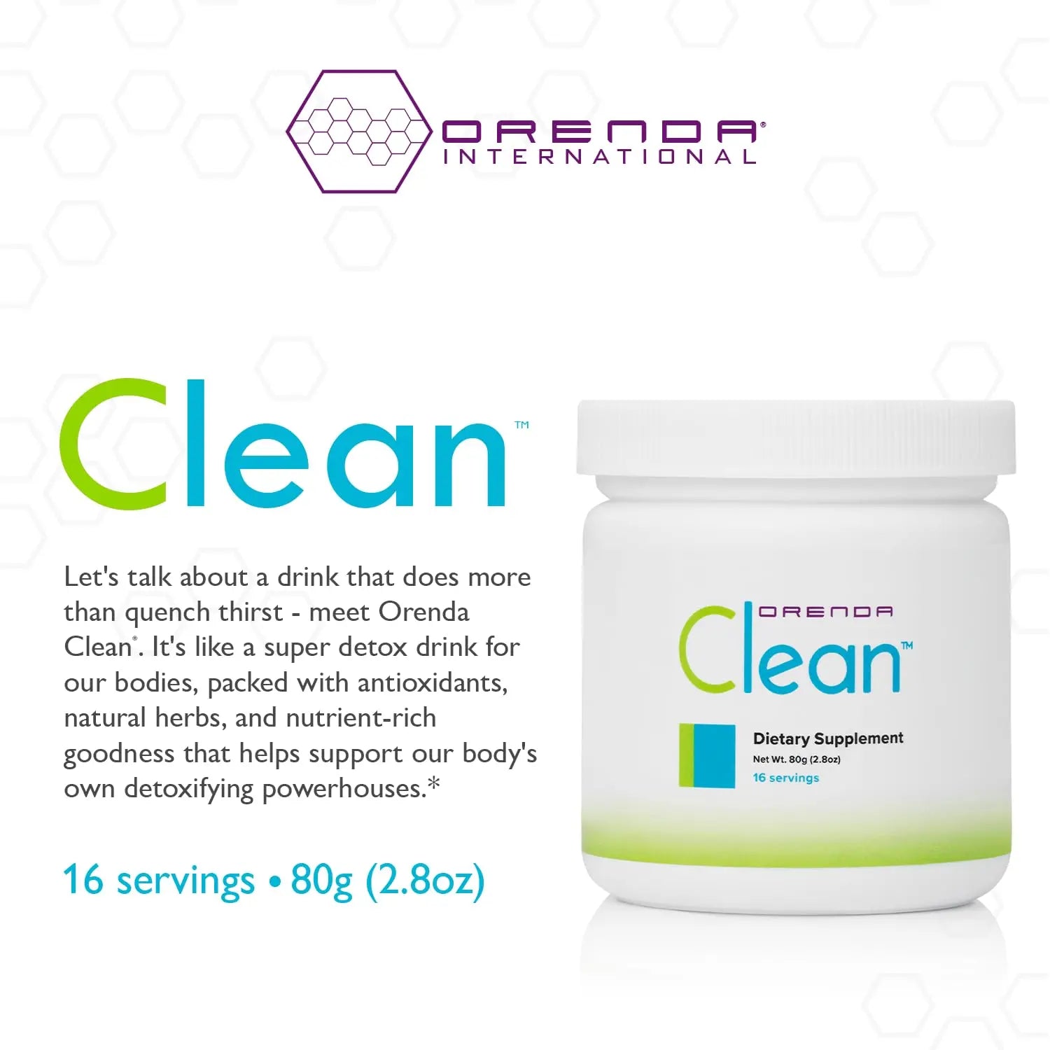 Orenda Clean - Peptizyme-SP EN, Aronia Berry, Aloe Vera and More for Digestive Support - Nutrient-Rich Supplement for Wellness - 80g, 16 Servings Orenda International buy supplements Au