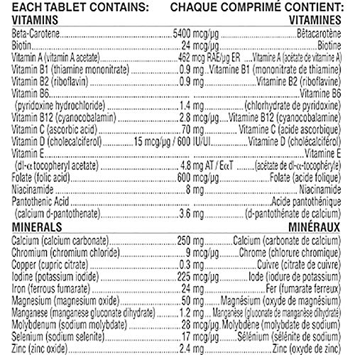 Materna Nestle Prenatal Postpartum Vitamin & Mineral Supplement 100 Tablets Materna