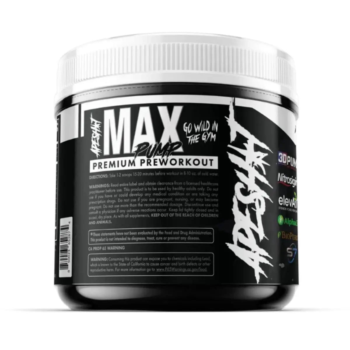 Primeval Labs ApeSh*t Max Pump Premium Pre-Workout | Muscle Pump & Vascularity Primeval Labs
