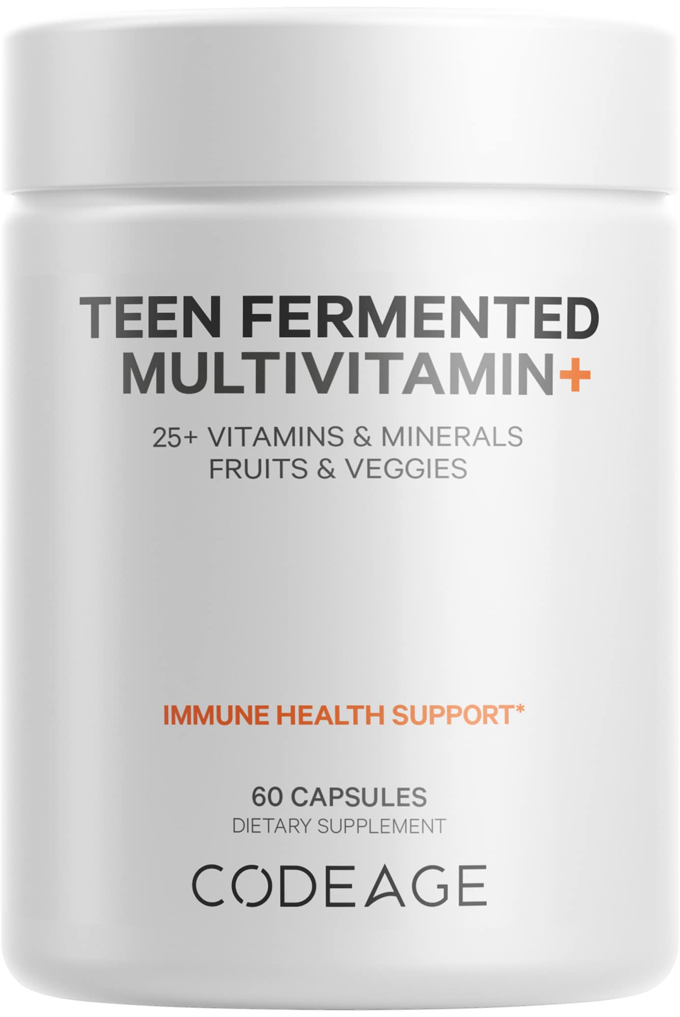 Codeage Teen’s Daily Multivitamin Supplement, 25+ Vitamins & Minerals for Teenage Boys & Girls Codeage