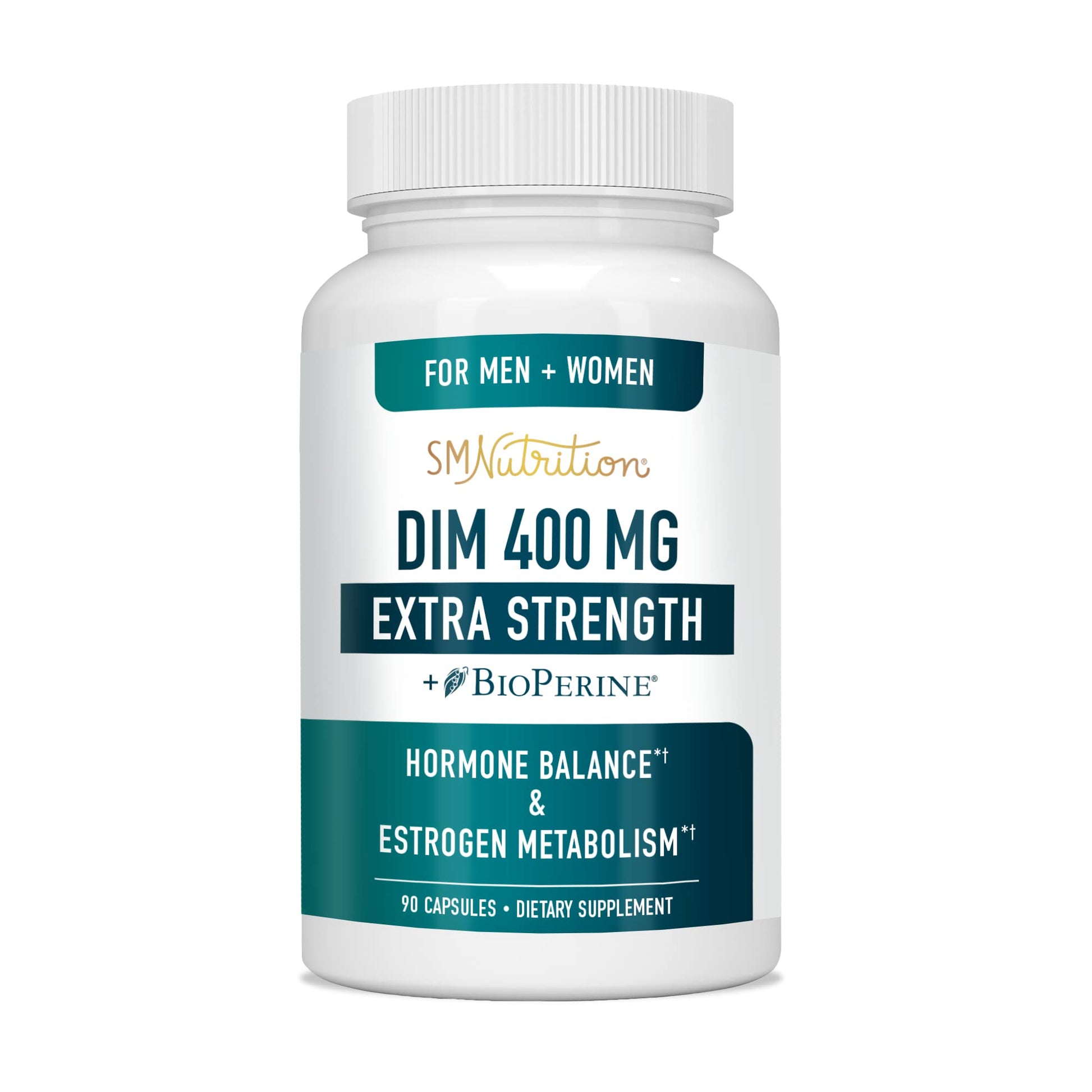 Extra Strength DIM Supplement 400MG | Hormone Balance & Estrogen Metabolism for Men and Women SMNutrition