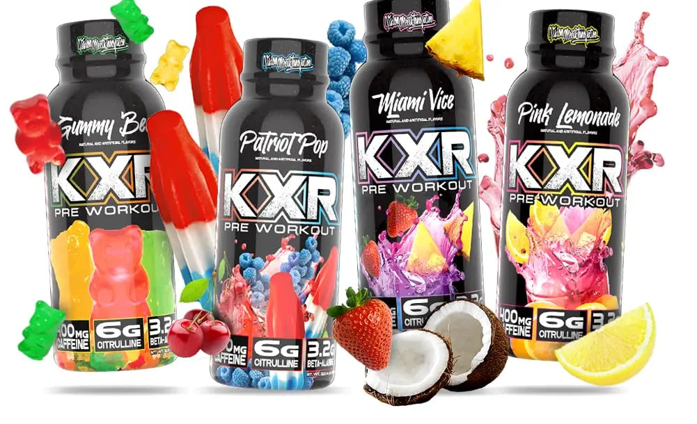 VMI Sports KXR High Stimulant Pre-Workout Energy Ready to Drink 400mg Caffeine VMI Sports