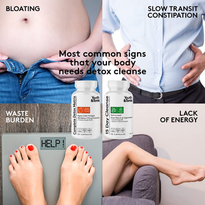 Youth & Tonic Complete Body Detox for Cleanse, Normal Acidity Gut Level and Water Youth & TonicBuy Supplements Australia