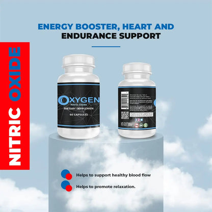 Qei Oxygen (Nitric Oxide) - L-Citrulline a Key Ingredient - Detoxes - Supports Blood Circulation Heath Secret