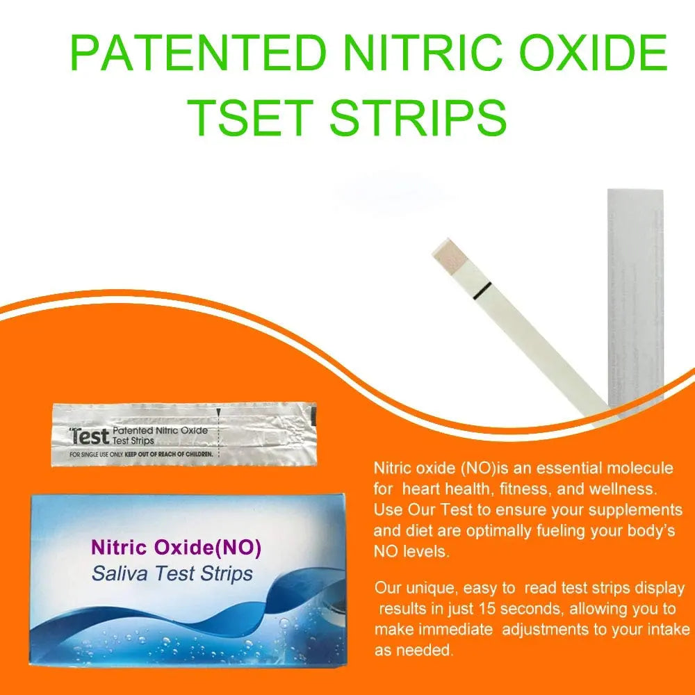 Nitric Oxide Test Strips [25strips]- Nitric Oxide Indicator Strips Work by Measuring The TONNYLAB