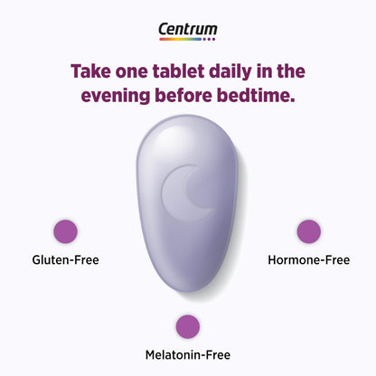 Centrum Restful Sleep Menopause Support Tablets, Supplement with Clinically Studied DailyZz and geniVida, 28 Count CentrumBuy Supplements Australia