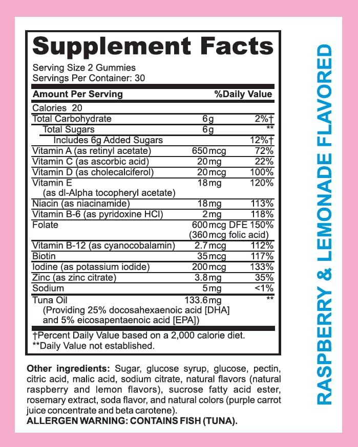 LifeSource Vitamins Prenatal Multi-Vitamins & Minerals with DHA - Omega 3 / Proprietary Formula LifeSourceVitamins