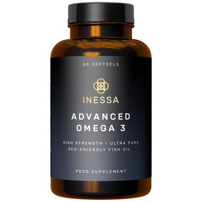 Omega 3 Fish Oil 1200mg (480mg EPA/360mg DHA per capsule) High Strength, Ultra Pure