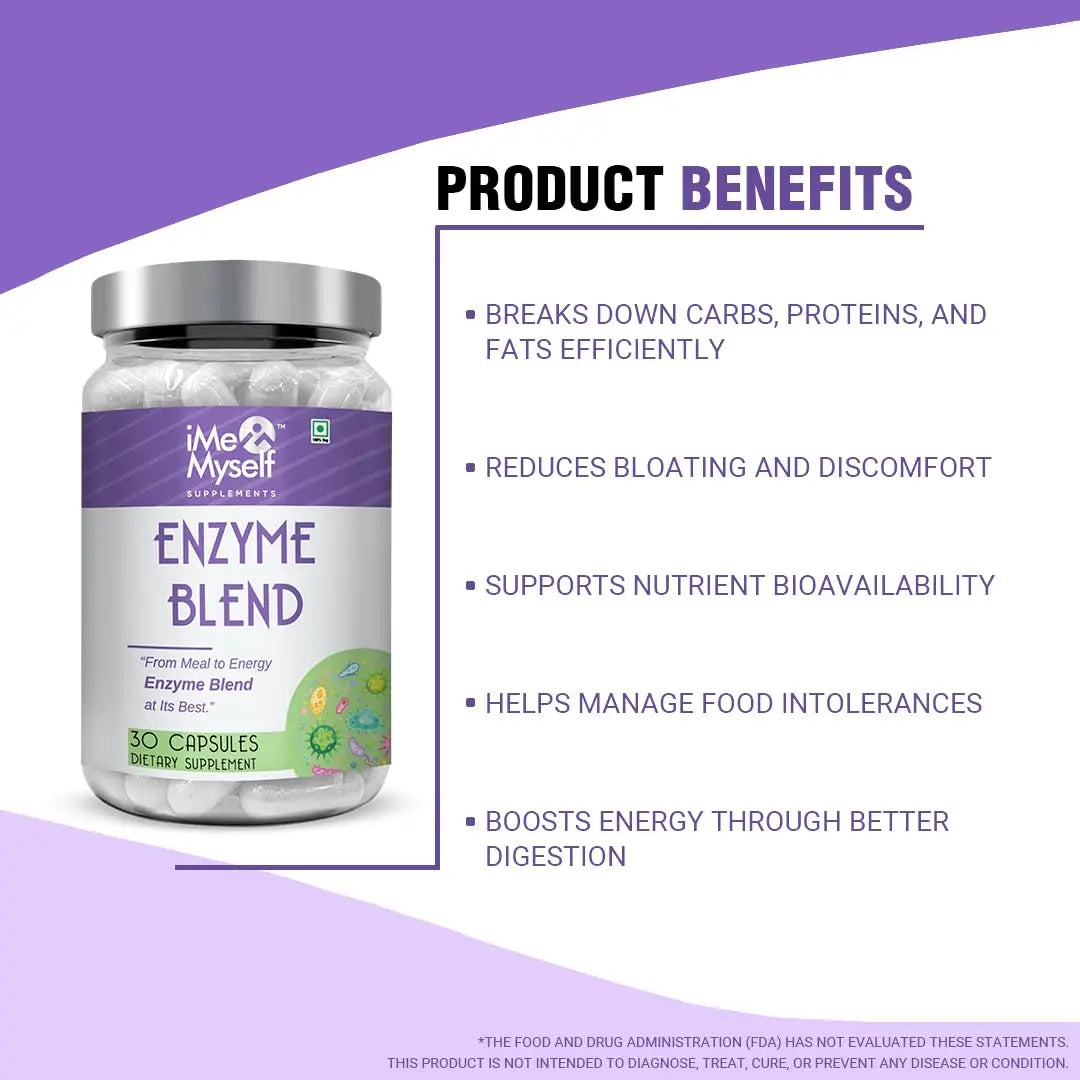 iMeMyself Enzyme Blend | 30 Veg Capsules iMeMyself buy supplements Au