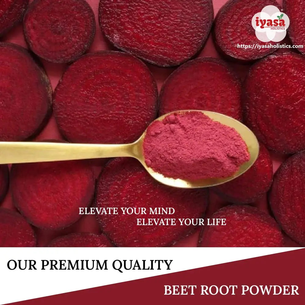 Iyasa Organic Beet Root Powder, Plant Based, Vegan, Gluten-Free, Beetroot Superfood Iyasa Holistics