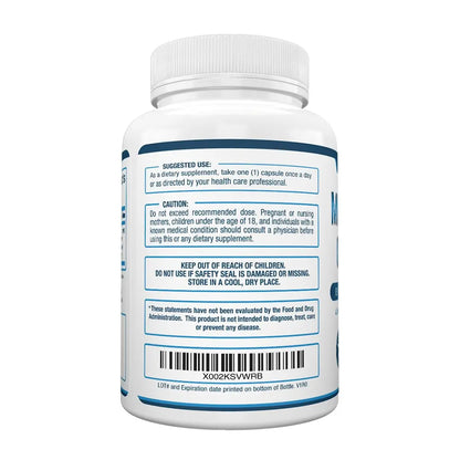 Purely Optimal Magnesium Complex - 6 Forms Magnesium Glycinate, Citrate & Malate - Sleep Support, Stress Relief, Muscles, Heart Health & Relaxation Purely Optimal