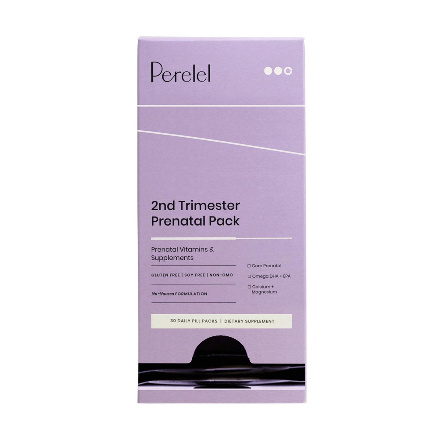 Perelel 2nd Trimester Prenatal Pack - Daily Pregnancy Vitamins - Omega DHA Prenatal Vitamins Perelel