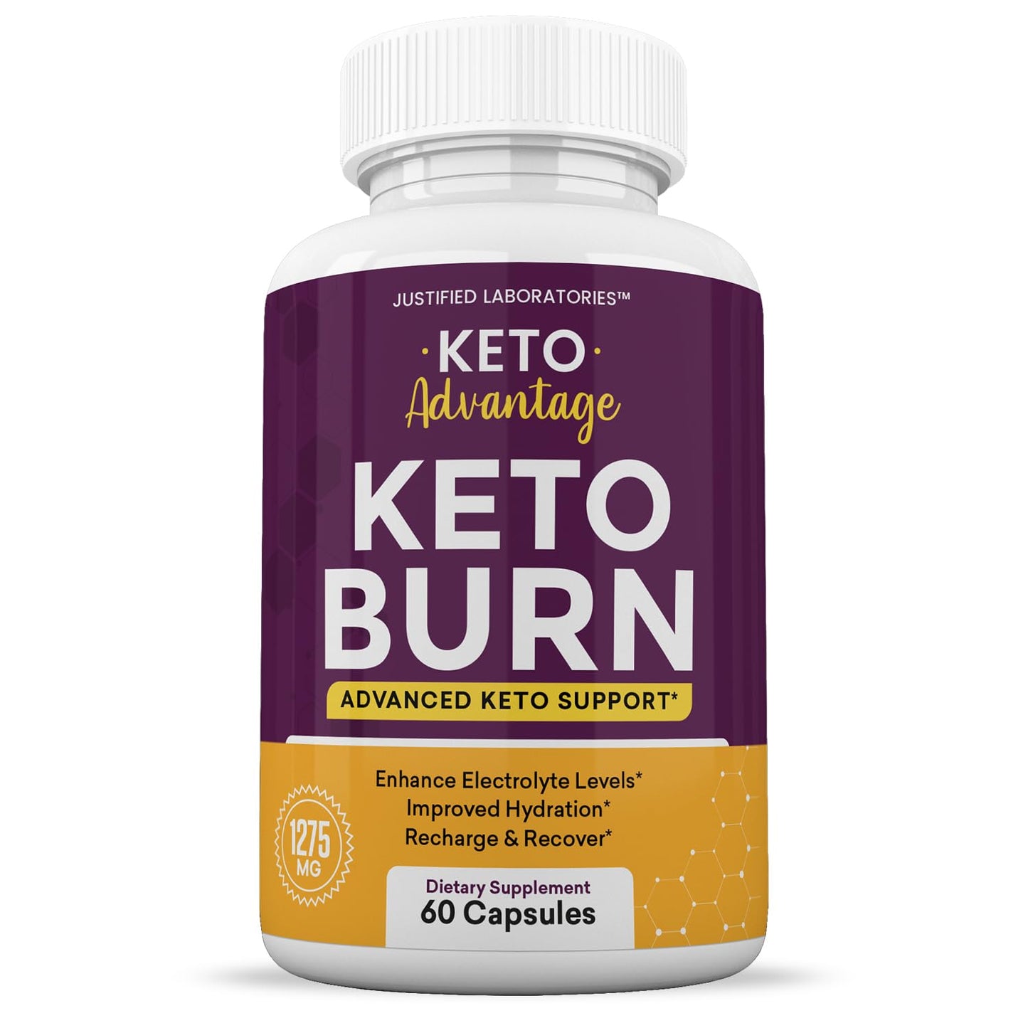(2 Pack) Keto Advantage Keto Burn Pills 1275MG New & Improved Formula Contains Apple Justified Laboratories