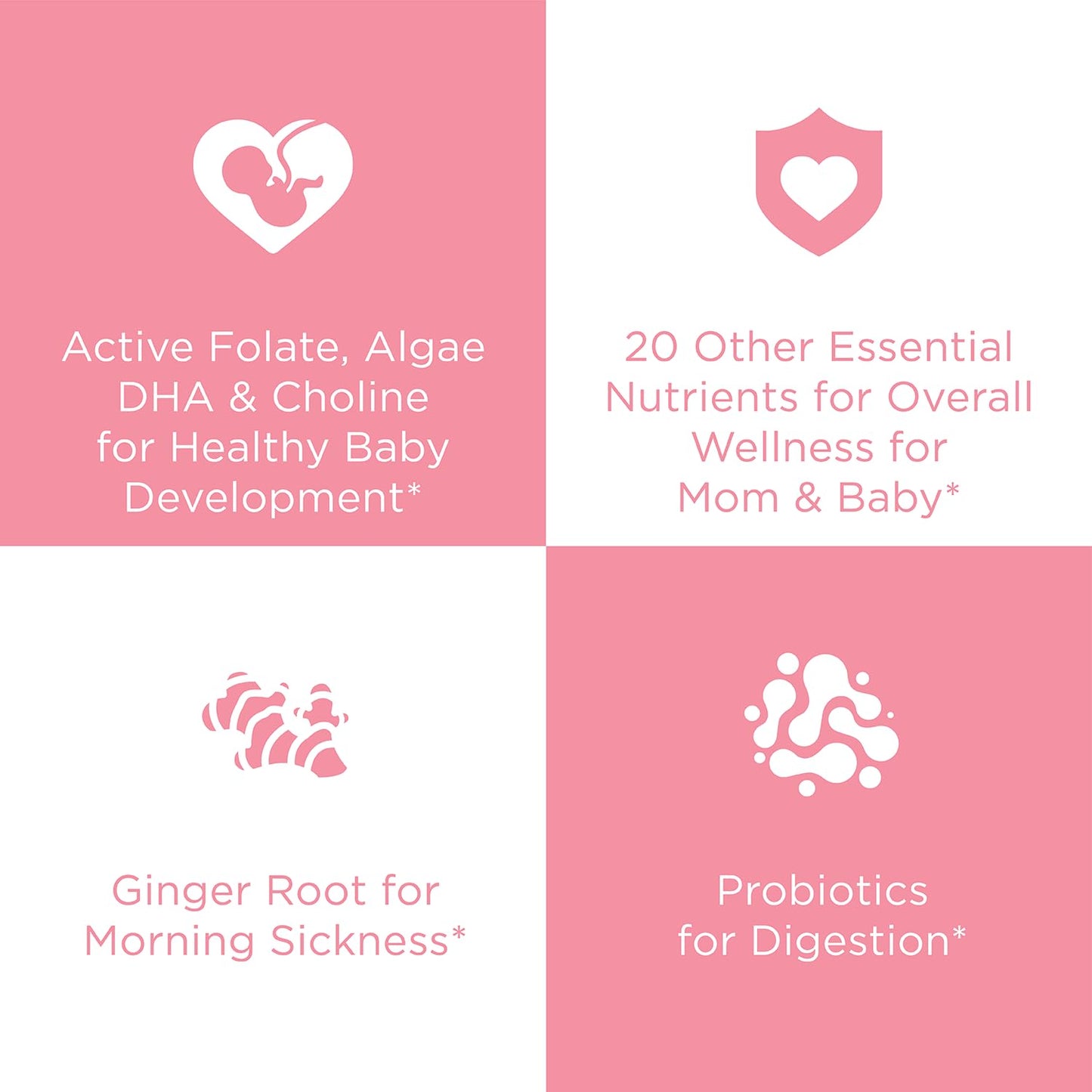 Hyland's Naturals Easy Morning Prenatal Multivitamin + Digestive Health & Morning Sickness Relief Hyland's