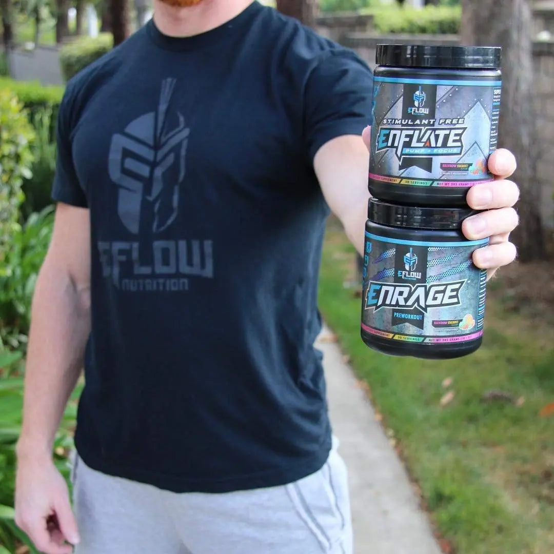 eFlow Nutrition ENRAGE Pre Workout - Energy, Focus, Pumps, and Strength - Ninja Nerds eFlow Nutrition