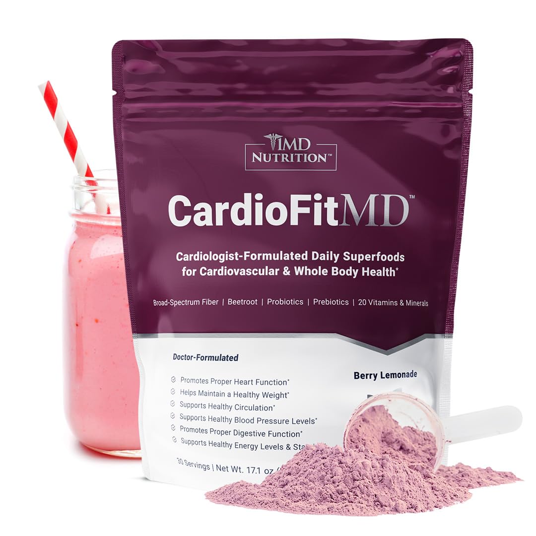 1MD Nutrition CardioFitMD - Vegan Beets Superfood Keto-Friendly Heart Health Powder 1MD Nutrition