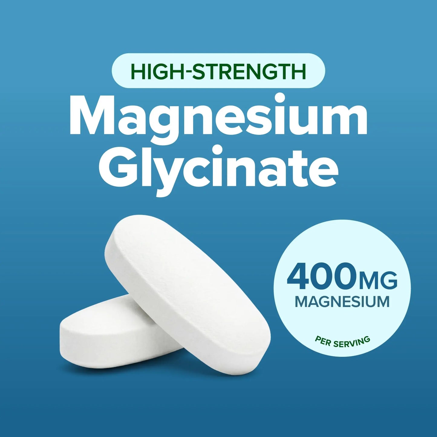Magnesium Glycinate 400mg | 4+ Month Supply | Sleep, Relaxation & Muscle Support | High Absorption Chelated Magnesium Supplement for Women & Men Purely Holistic