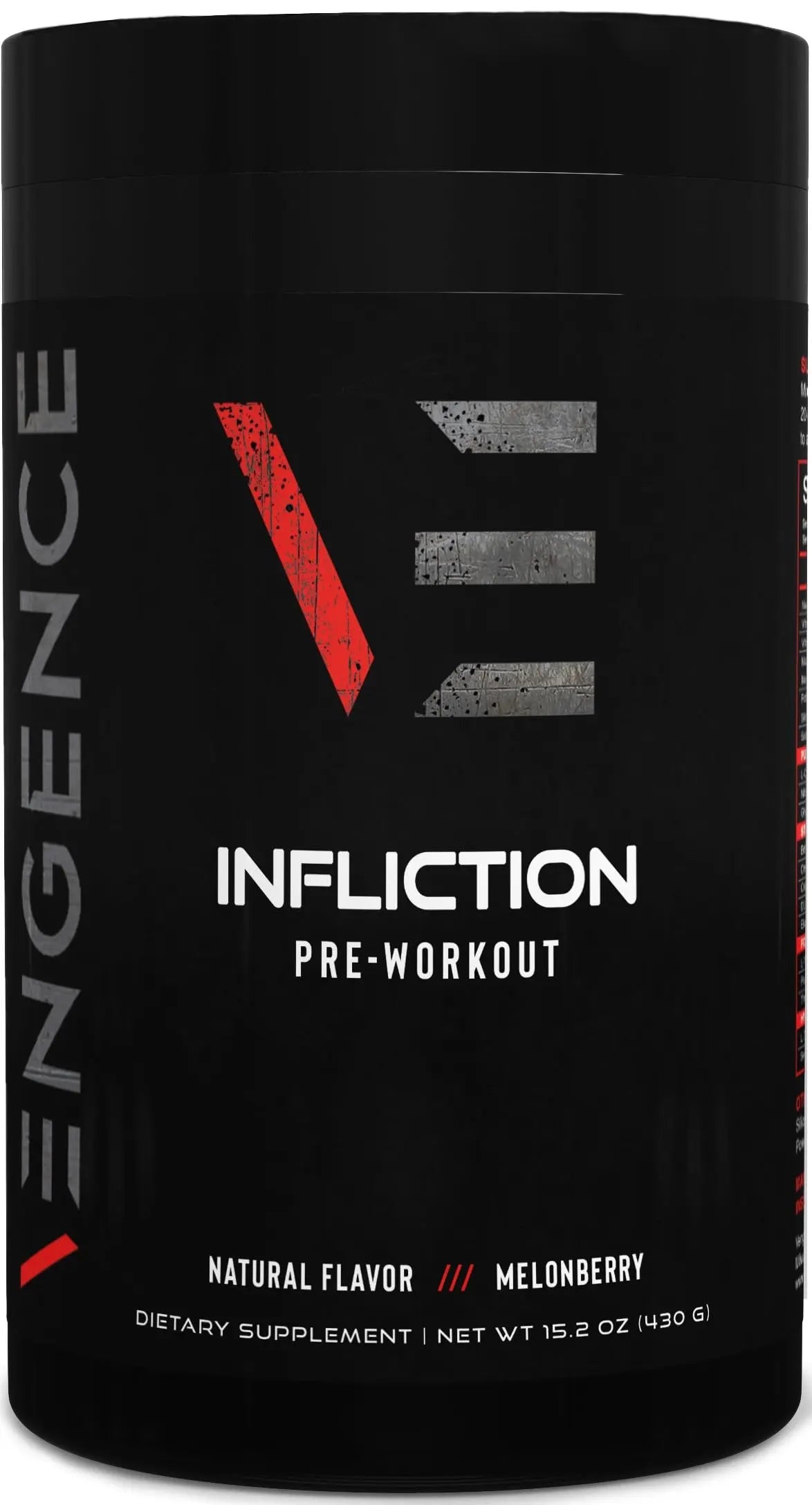 Vengence Infliction Pre-Workout Powder for Men & Women - Energy, Focus & Massive Vengence