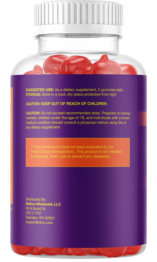 (5 Pack) Transform Keto ACV Gummies Advanced Formula (300 Gummies) Rillvo