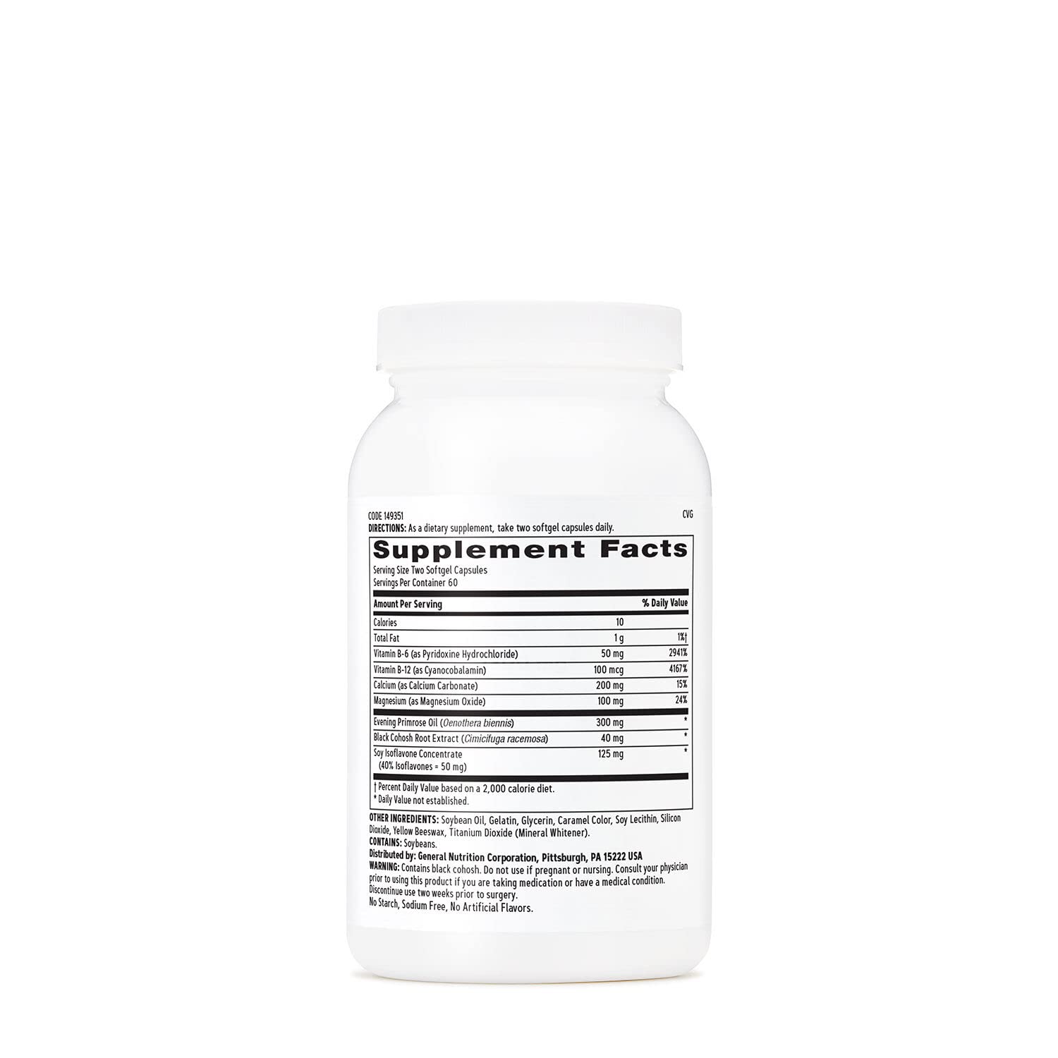 GNC Women's Phytoestrogen Formula | Supports Hormone and Mood Balance Plus Increased Energy GNC