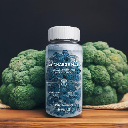 Isagenix Recharge NAD - Cellular Detox, Comprehensive Healthy Aging, and Energy Support - 1 Bottle - 60 ct Targeted Release Capsules IsagenixBuy Supplements Australia
