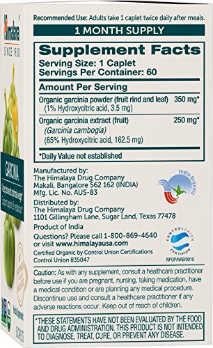 Himalaya Organic Garcinia Cambogia Herbal Supplement, Appetite Control, Lipid Metabolis HimalayaBuy Supplements Australia