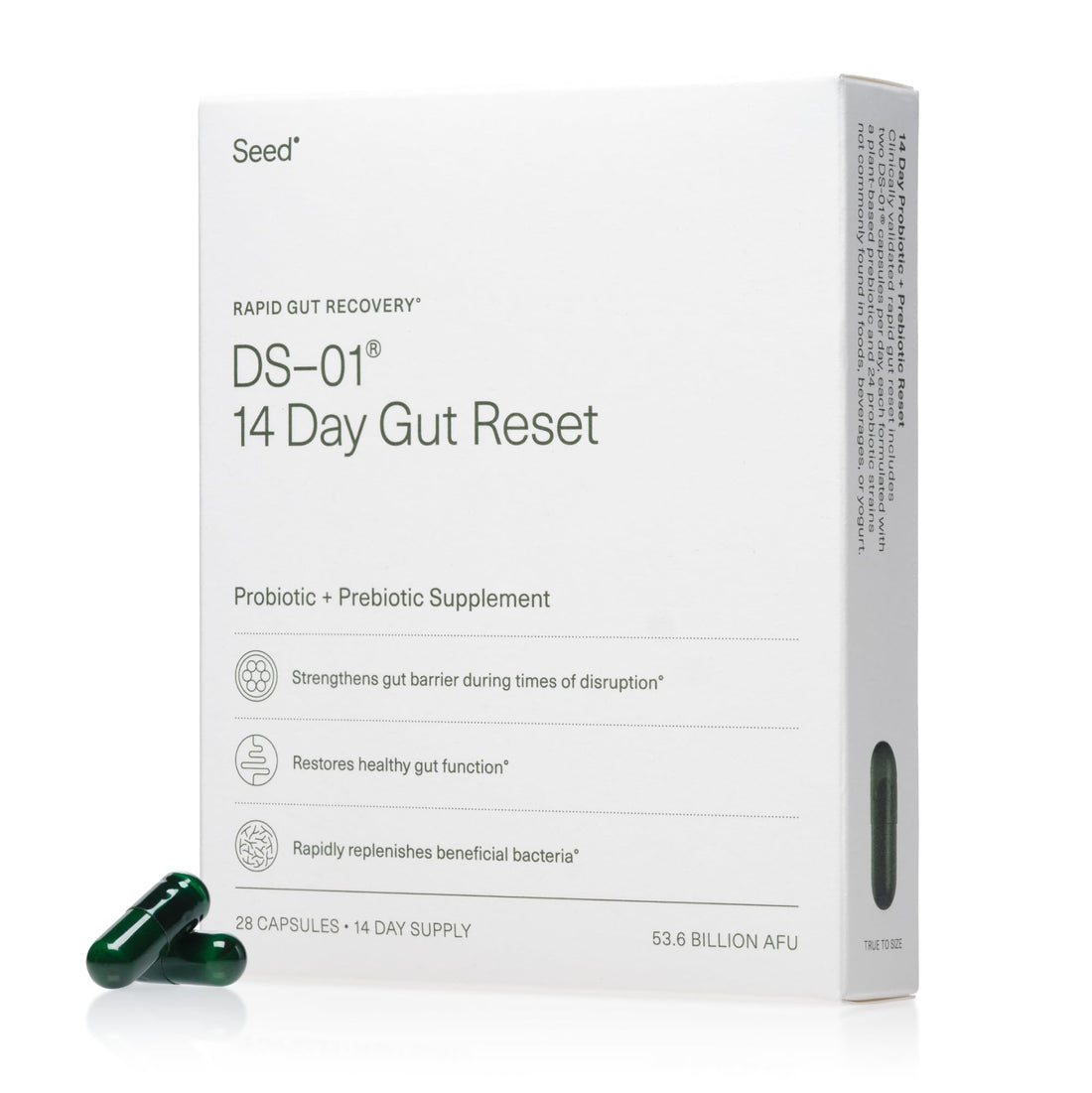 Seed 14 Day Gut Reset - Prebiotic and Probiotic for Women & Men - Digestive Health, Gut Health, Rapid Gut Recovery, Bloating & Constipation Relief - Vegan & Shelf-Stable - 28 Capsules (14-Day Supply) Visit the Seed StoreBuy Supplements Australia