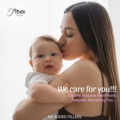 TĒNĪR Essence of Life Pure Choline Food Grade | Non-GMO, Keto-Friendly | Postnatal Multivitamin TĒNĪR Essence of Life