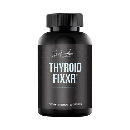 Black supplement bottle labeled 'LIVER FIXXR' on a white background