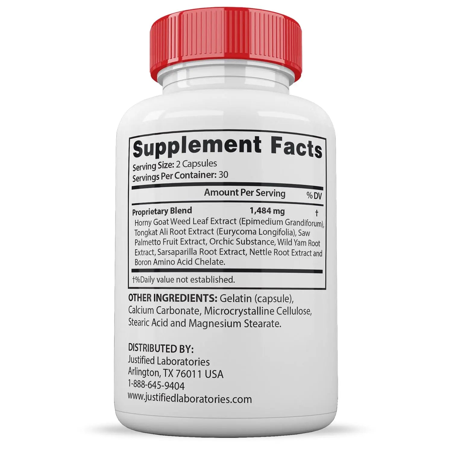 (2 Pack) Vital Grow XL Pills 1484MG Advanced Formula Proprietary Blend for Men 60 Capsules Justified Laboratories buy supplements Au