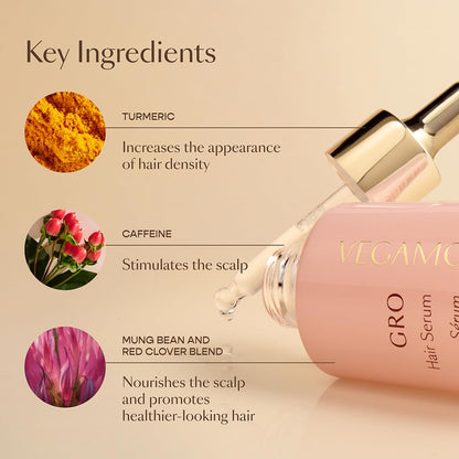 Vegamour GRO and Shine Kit Includes GRO Hair Serum & HYDR-8 Weightless Repair Oil for Fine or Thinning Hair VEGAMOURBuy Supplements Australia