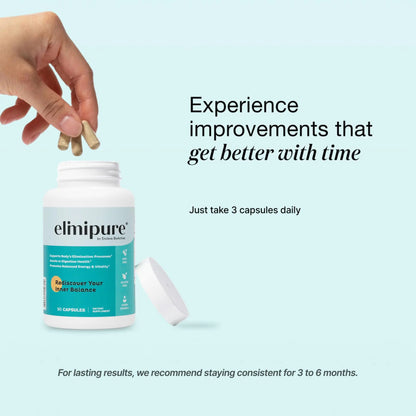 Elimipure Gut Cleanse & Restore Supplement: Natural & Effective Detox Cleanse Capsules | Fortify Your Microbiome | Effortless Morning Stools | Restore Your Gut from the Inside Out Elimipure buy supplements Au