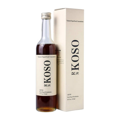 R's KOSO 3-Day Cleanse Japanese Enzyme Drink Rich in Postbiotics, Probiotics and Prebiotic, Made from 100+ Vegetables ＆ Fruits - Natural Support for Better Digestion & Gut Health + Detox - 16oz R's KOSOBuy Supplements Australia