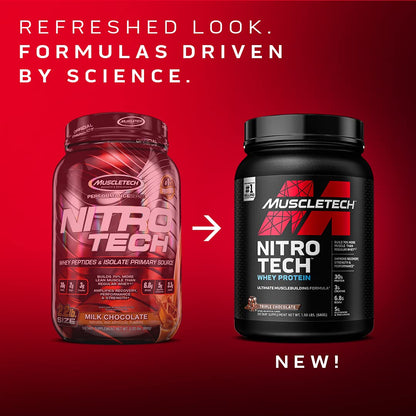 Muscletech Whey Protein Powder (Milk Chocolate, 10 Pound) - Nitro-Tech Muscle Building MuscleTechBuy Supplements Australia