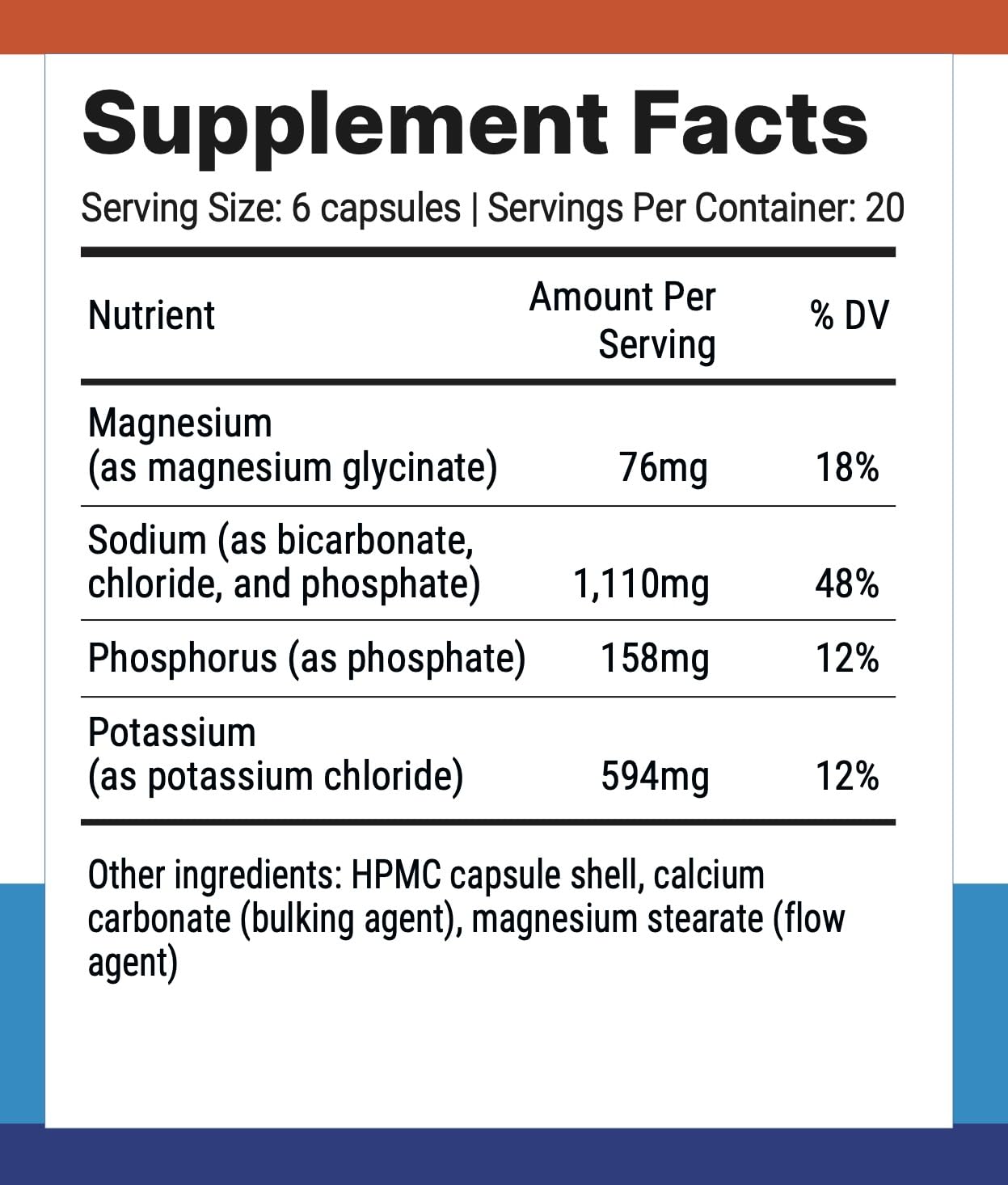 Nutri-Align Fasting Salts Electrolytes Advanced, 120 Capsules | Sodium Potassium Magnesium Phosphorus | Pure Fasting Electrolytes | Sugar Free & Filler Free Nutri-AlignBuy Supplements Australia