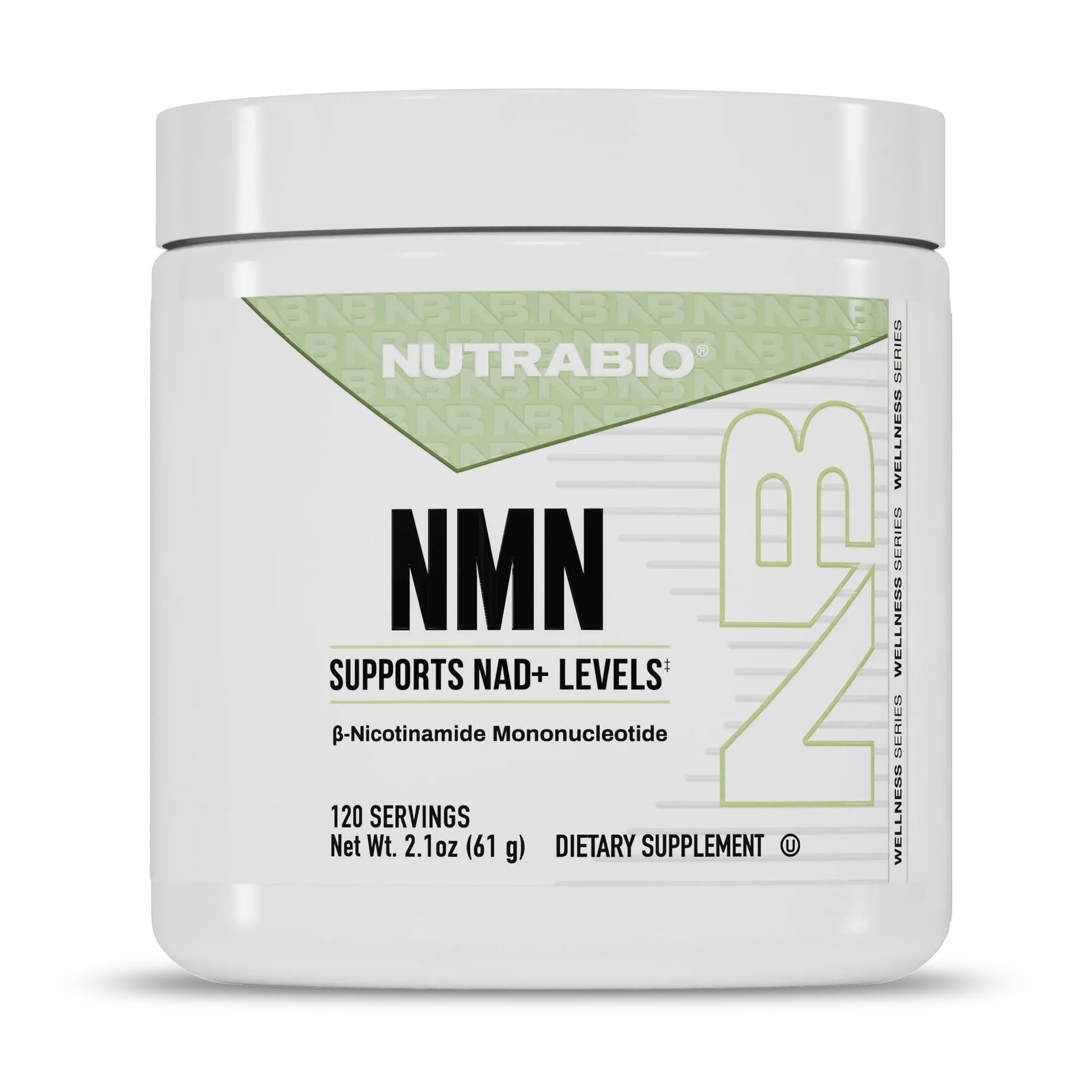 NutraBio NMN - NAD Supplement, Longevity Support, Boost NAD Levels, Increase Cellular Energy, Brain Health, Healthy Aging- 120 Servings NutraBioBuy Supplements Australia