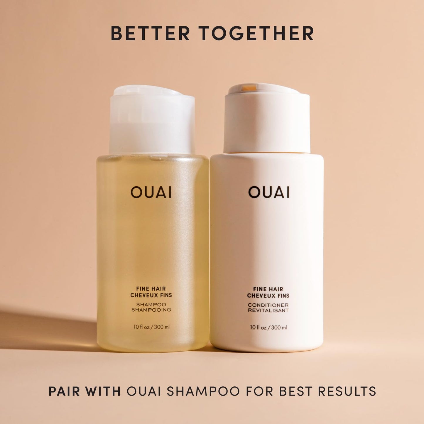 OUAI Fine Hair Conditioner Refill - Volumizing Conditioner Made with Keratin, Biotin and Chia Seed Oil - Adds Softness, Bounce and Volume - Free from Parabens, Sulfates, and Phthalates (32 Oz) OUAIBuy Supplements Australia