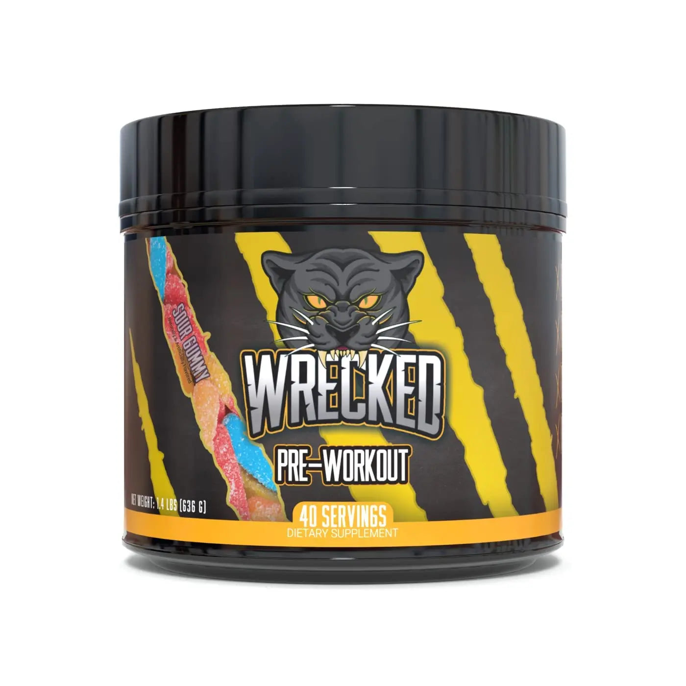 Huge Supplements Wrecked Pre-Workout, 30G+ Ingredients Per Serving to Boost Energy Huge Supplements