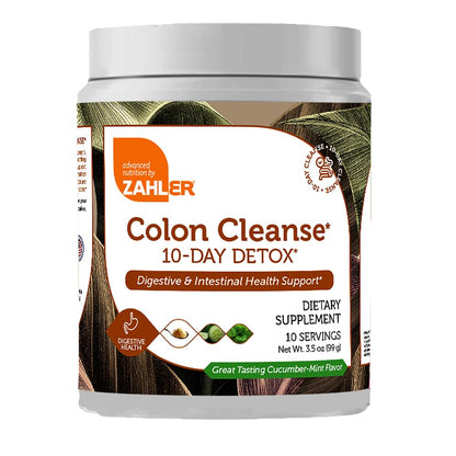 Zahler Colon Cleanse, 10 Day Detox and Gut Health Support, Intestinal Cleanse Supplement Zahler