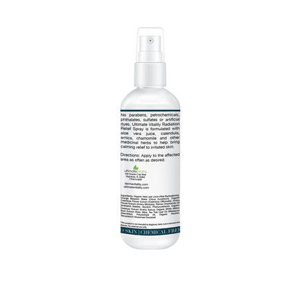 Radiation Burn Relief Spray - Calendula Spray for Radiation Treatment, Unscented, Fragrance Free, Natural Organic Plant Based Moisturizing Soothing Relief for Itchy and Sensitive Skin – 4 ounces UltimateVitality buy supplements Au