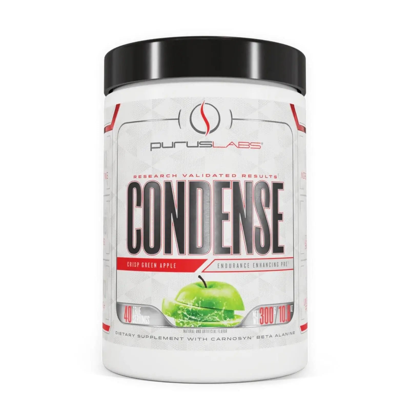 Purus Labs CONDENSE PreWorkout Powder, 40 Servings (Crisp Green Apple) Purus Labs