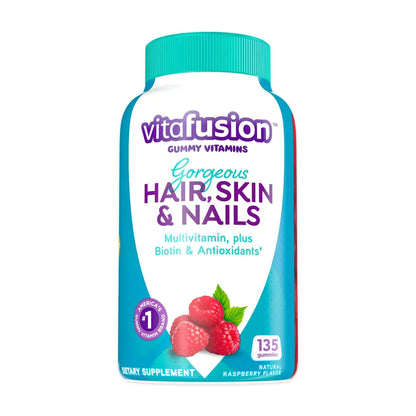 Vitafusion Gorgeous Hair, Skin & Nails Multivitamin Plus Power C Vitamin C Gummies for Immune Support Bundle, 135ct & 150 Count VitafusionBuy Supplements Australia